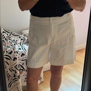 Chicos sailor white shorts size 2 nwt